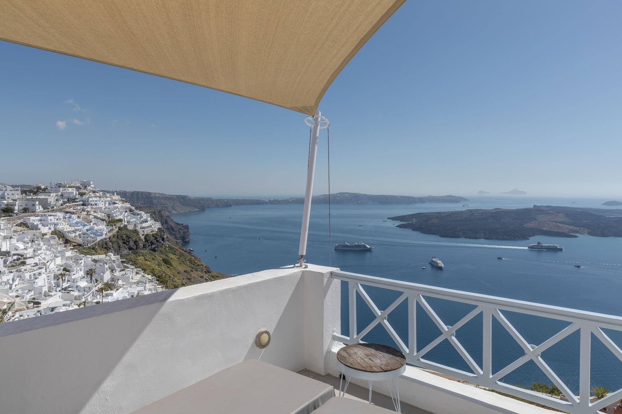 Blue Dolphins Apartments Firostefani Dış mekan fotoğraf