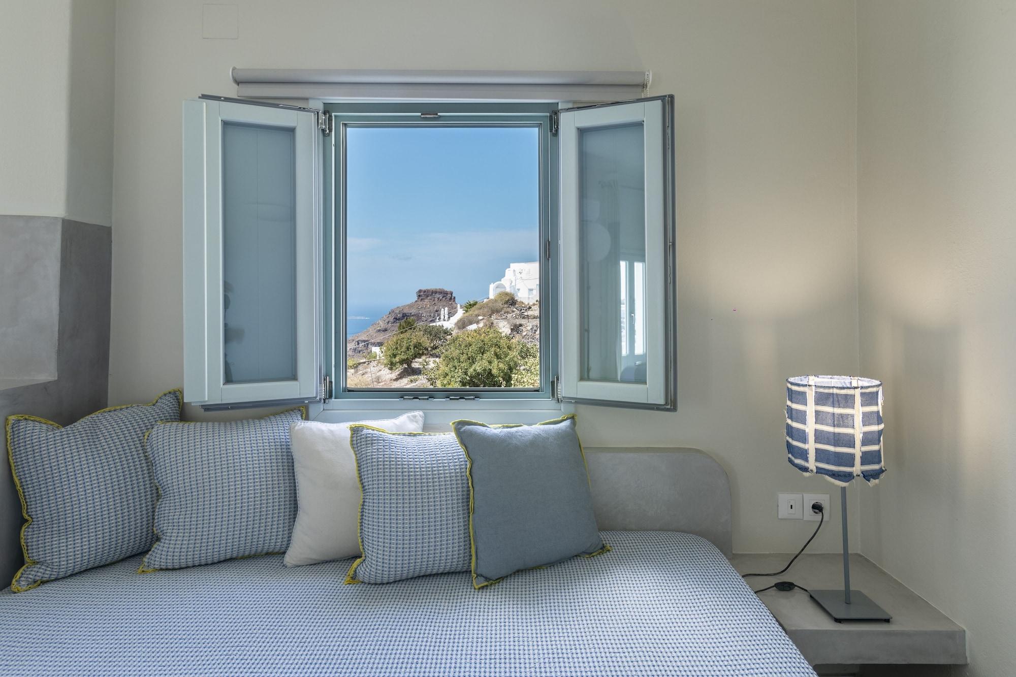 Blue Dolphins Apartments Firostefani Dış mekan fotoğraf
