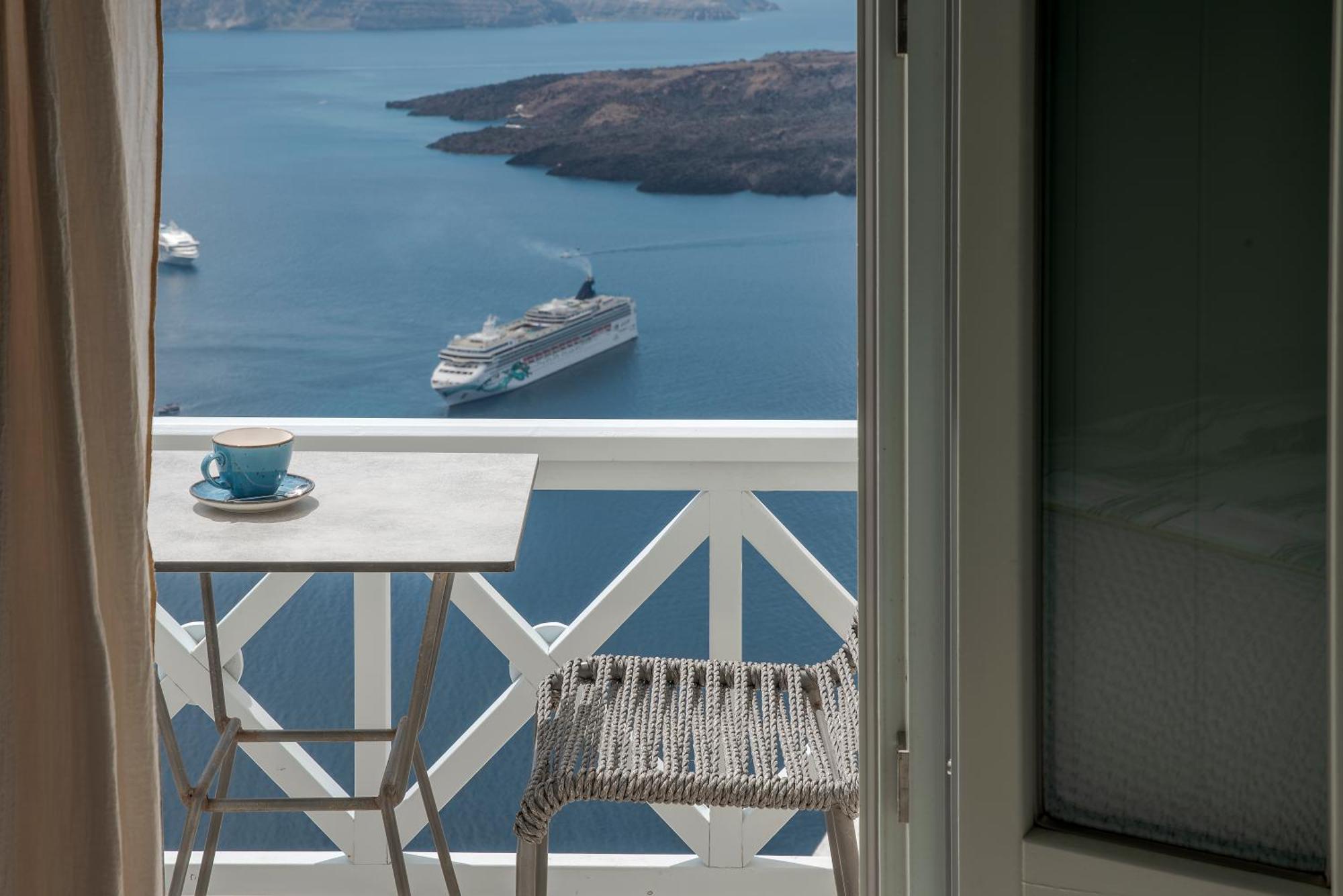 Blue Dolphins Apartments Firostefani Dış mekan fotoğraf