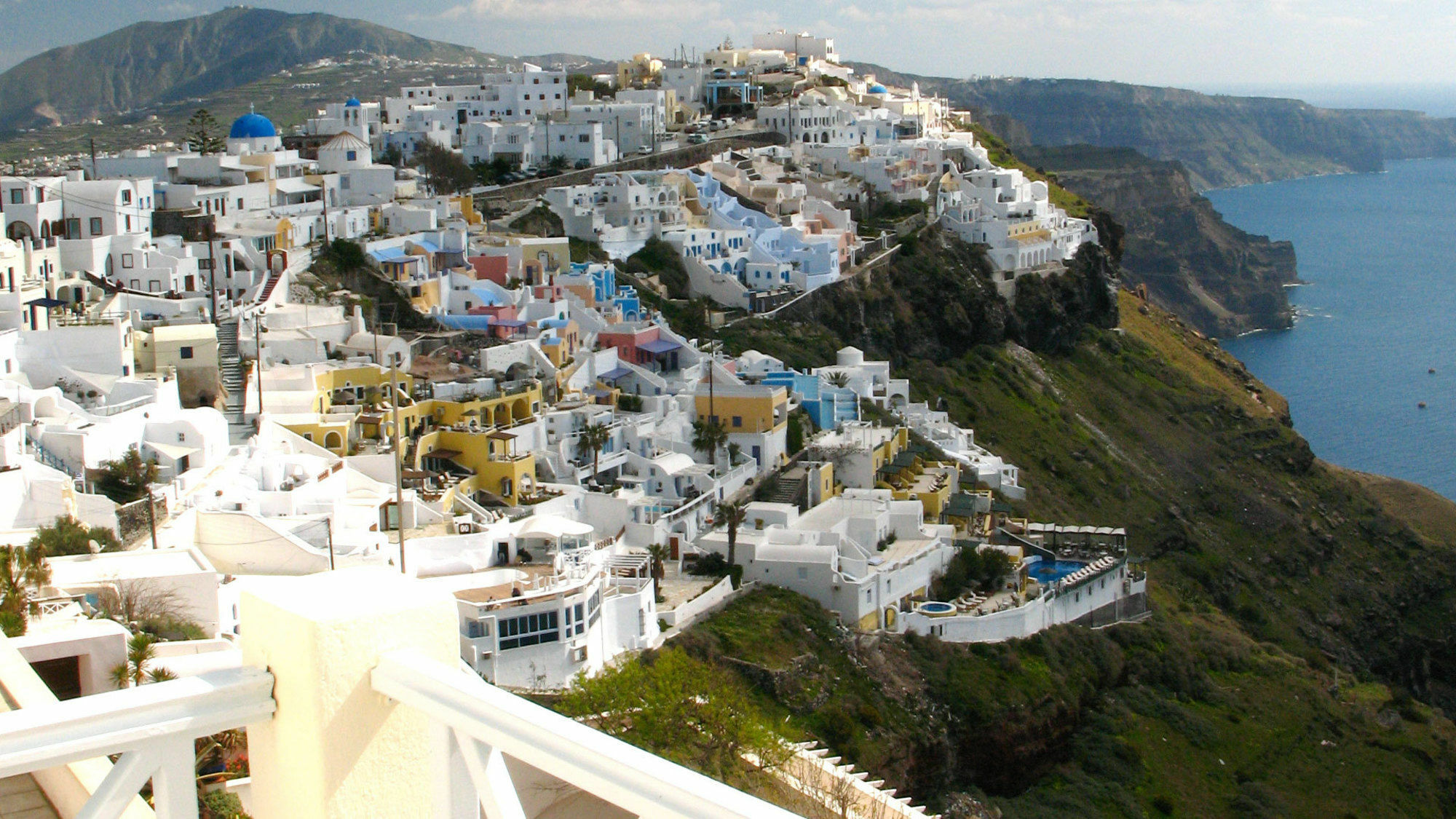 Blue Dolphins Apartments Firostefani Dış mekan fotoğraf